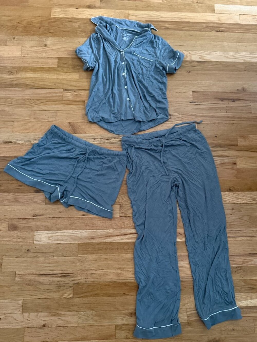 Cupcakes & Cashmere Pajama Set (Short Sleeve Button Down, Shorts Pants)